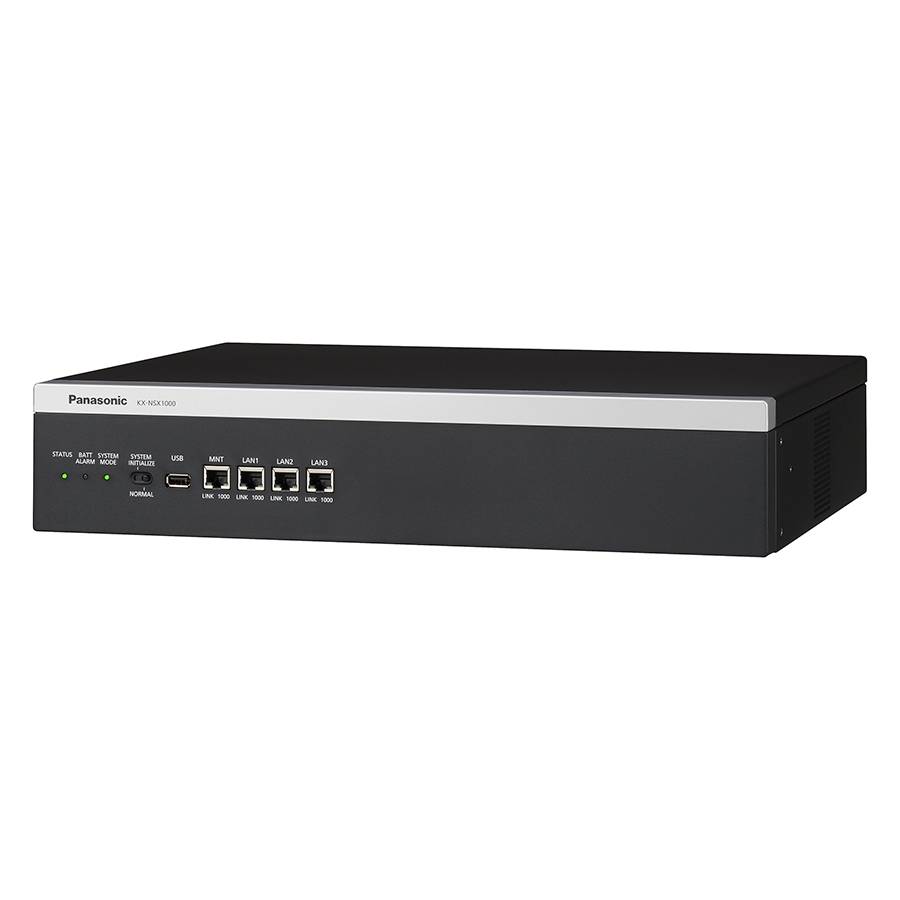 PANASONIC KX-NSX1000EX - Business Communication Server Haupteinheit (4x LAN-Port | 1x USB-Port | 1x Serial Port | incl.