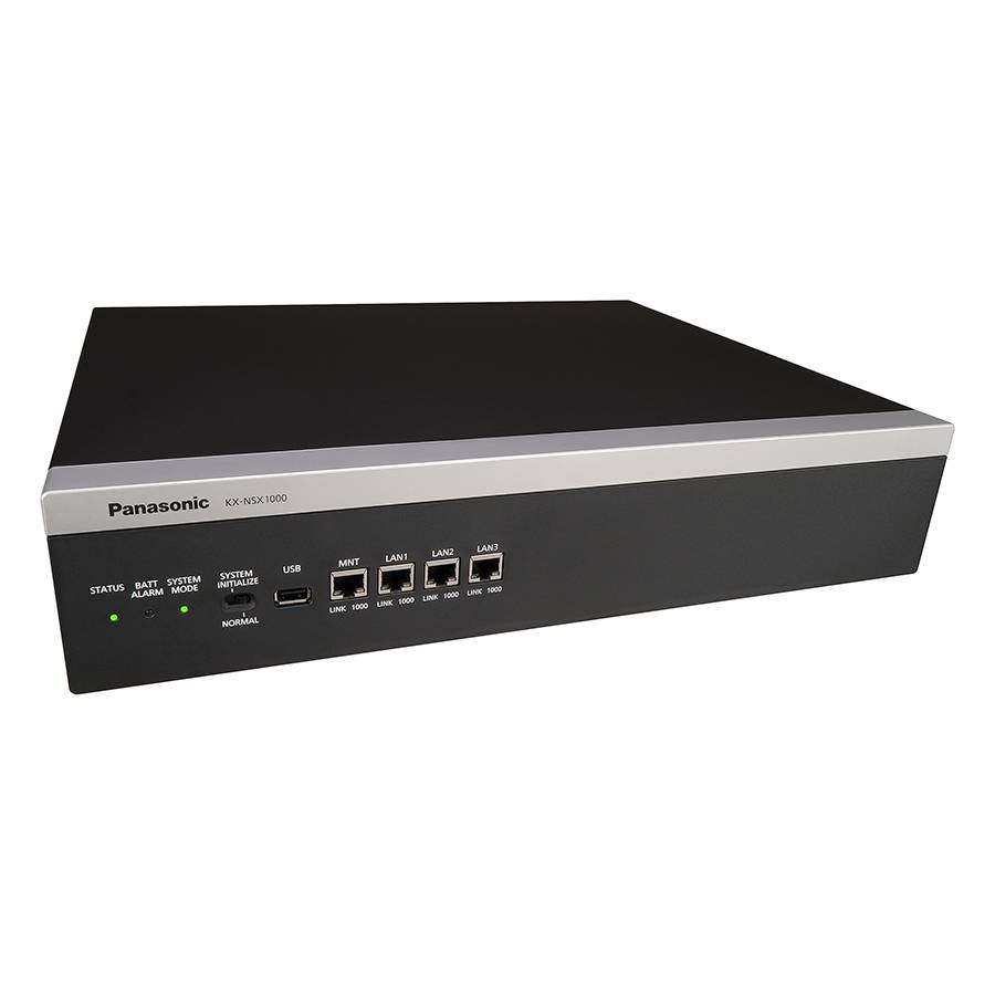 PANASONIC KX-NSX1000EX - Business Communication Server Haupteinheit (4x LAN-Port | 1x USB-Port | 1x Serial Port | incl.