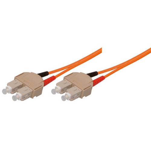EXERTIS CONNECT LWL Patchkabel (50/125 µm | OM2-Faser | SC Duplex Stecker/Stecker | orange) - 2,00m