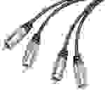 EXERTIS CONNECT Professional Audiokabel (2x Cinch Stecker / 2x Cinch Stecker | vergoldete Kontakte | High Quality) -