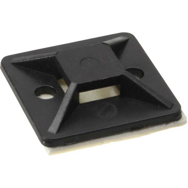 InLine Befestigungssockel für Kabelbinder - 25x25mm - selbstklebend - 10 Stück -