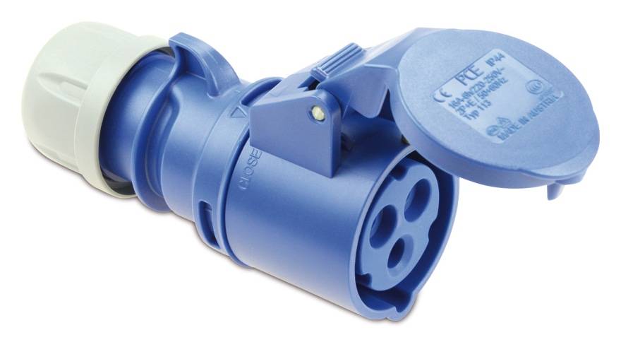 PCE CEE Kupplung Shark, 3-polig, 230 V, 16 A, IP44