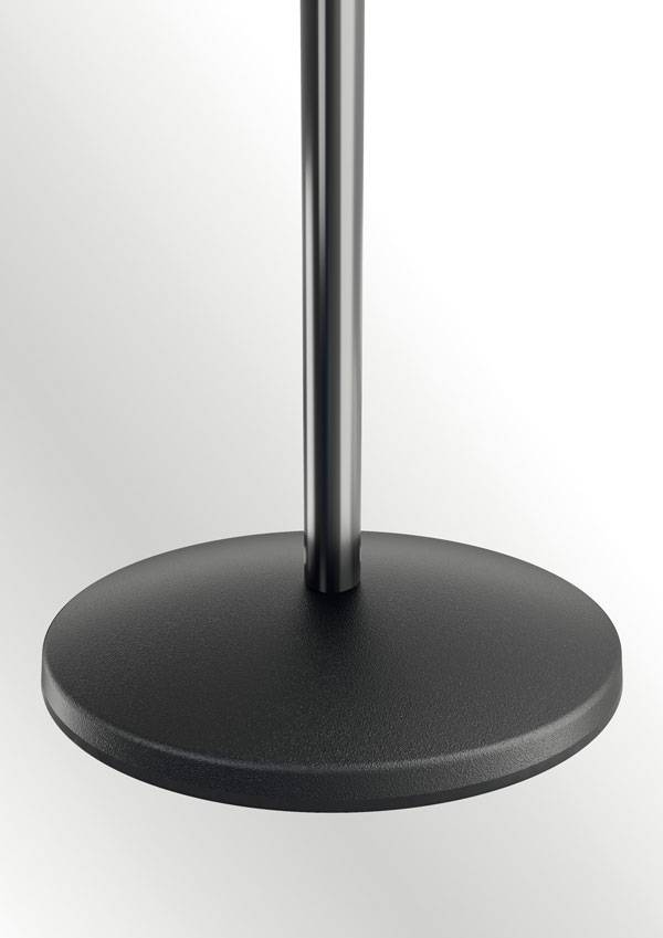KOENIG & MEYER Einhand-Mikrofonstativ "Elegance" (3/8" Gewinde | höhenverstellbar 1.055 - 1.735mm | ø 275 mm ) - in