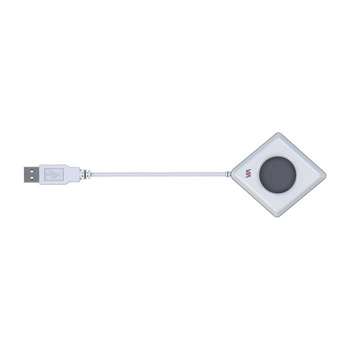 KRAMER VIA PAD - VIA Step-In / Step-out Touch Pad für die VIA Produktfamilie (Status-LED-Ring | USB | Plug & Play)
