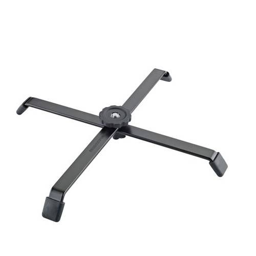 KOENIG & MEYER Bodenstativ / Kreuzfuß für Scheinwerfer (ø 352 x 50 mm | klappbar) - in schwarz