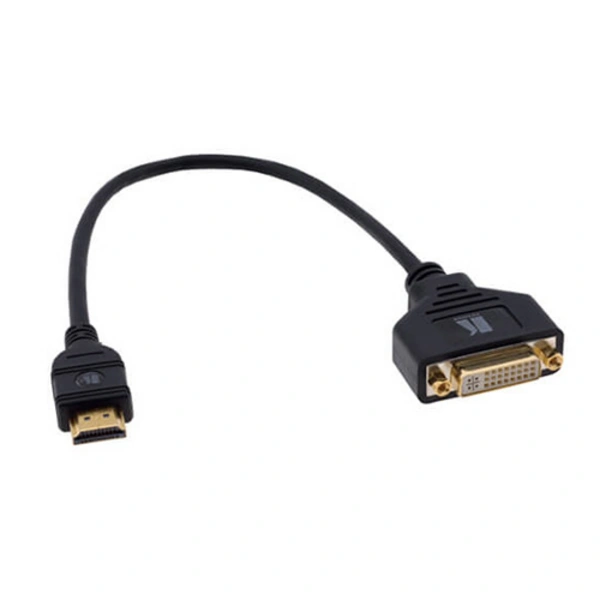KRAMER ADC-DF/HM - Adapterkabel DVI female / HDMI male - 0,30m KRAMER ADC-DF/HM - Adapterkabel DVI female / HDMI male - 0,30m