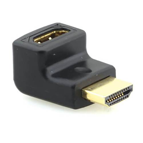 KRAMER AD-HF/HM/RA - Adapter HDMI female / HDMI male (90° Winkel) - in schwarz