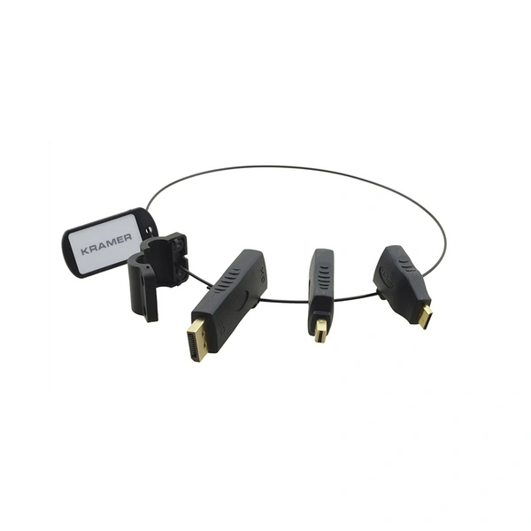 KRAMER AD-RING-3 - HDMI-Adapterring (DisplayPort male/HDMI female | Mini-DisplayPort male/HDMI female | Mini-HDMI Typ-C KRAMER AD-RING-3 - HDMI-Adapterring (DisplayPort male/HDMI female | Mini-DisplayPort male/HDMI female | Mini-HDMI Typ-C