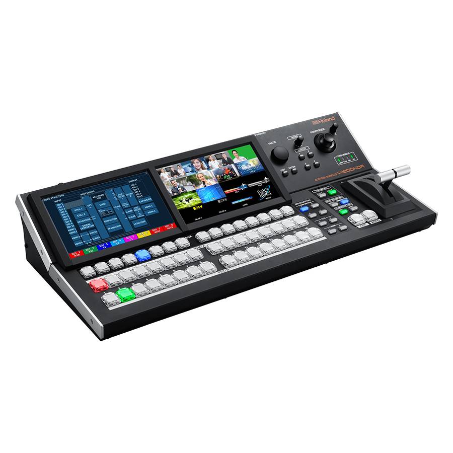 ROLAND V-1200HDR - Steuerungsoberfläche für V-1200HD Multi-Format Switcher (2x 7" LCD-Touchscreen | 16 Umschaltpunkte)