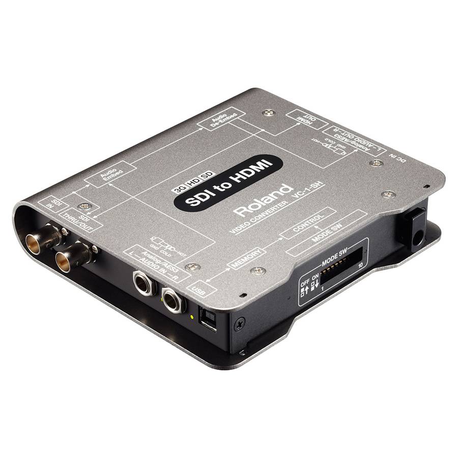 ROLAND VC-1-SH - SDI auf HDMI Video-Konverter (Embedded Audio | verlustfreie Konvertierung | HDCP)