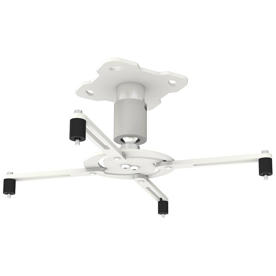 SMARTMETALS MOUNTING SOLUTIONS L1 - Universal Projektor Halterung (130mm Deckenabstand | max. 25kg) - weiß
