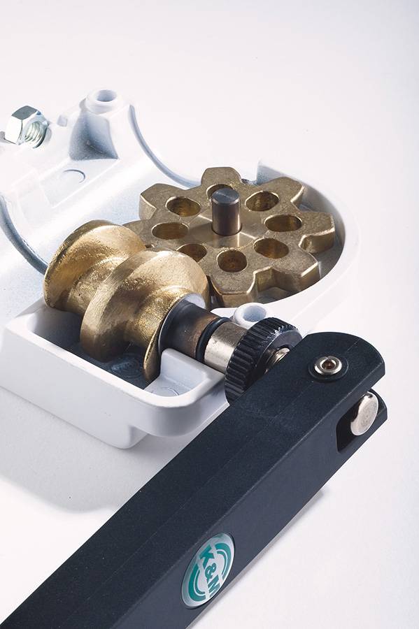 KOENIG & MEYER Distanzrohr mit "Ring Lock" und Handkurbel (höhenverstellbar 920 - 1.520mm | ø 35 - 37 mm & M20