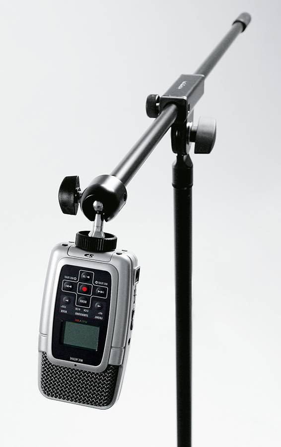 KOENIG & MEYER Flexibles Kugelgelenk (3/8" Innen- und 1/4" Außengewinde + Reduzierungsgewinde) - in schwarz