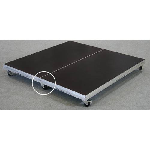 GUIL APR-2/5 - Lenkrollen-Adapter zum Verbinden von zwei 50 x 50 mm Standfüßen (geeignet für TM440 | TM440XL | TM300