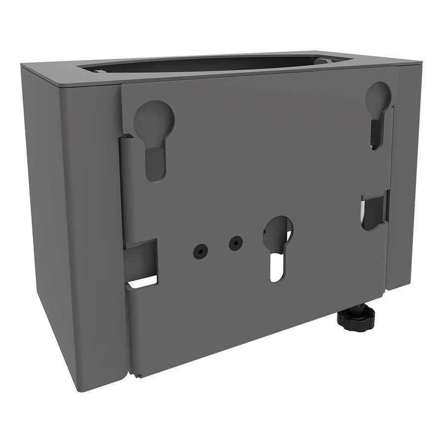 SMARTMETALS MOUNTING SOLUTIONS Doppel-Stativkopf für 2x Flachbildschirme (bis zu 65" | max. 100kg) - dunkelgrau