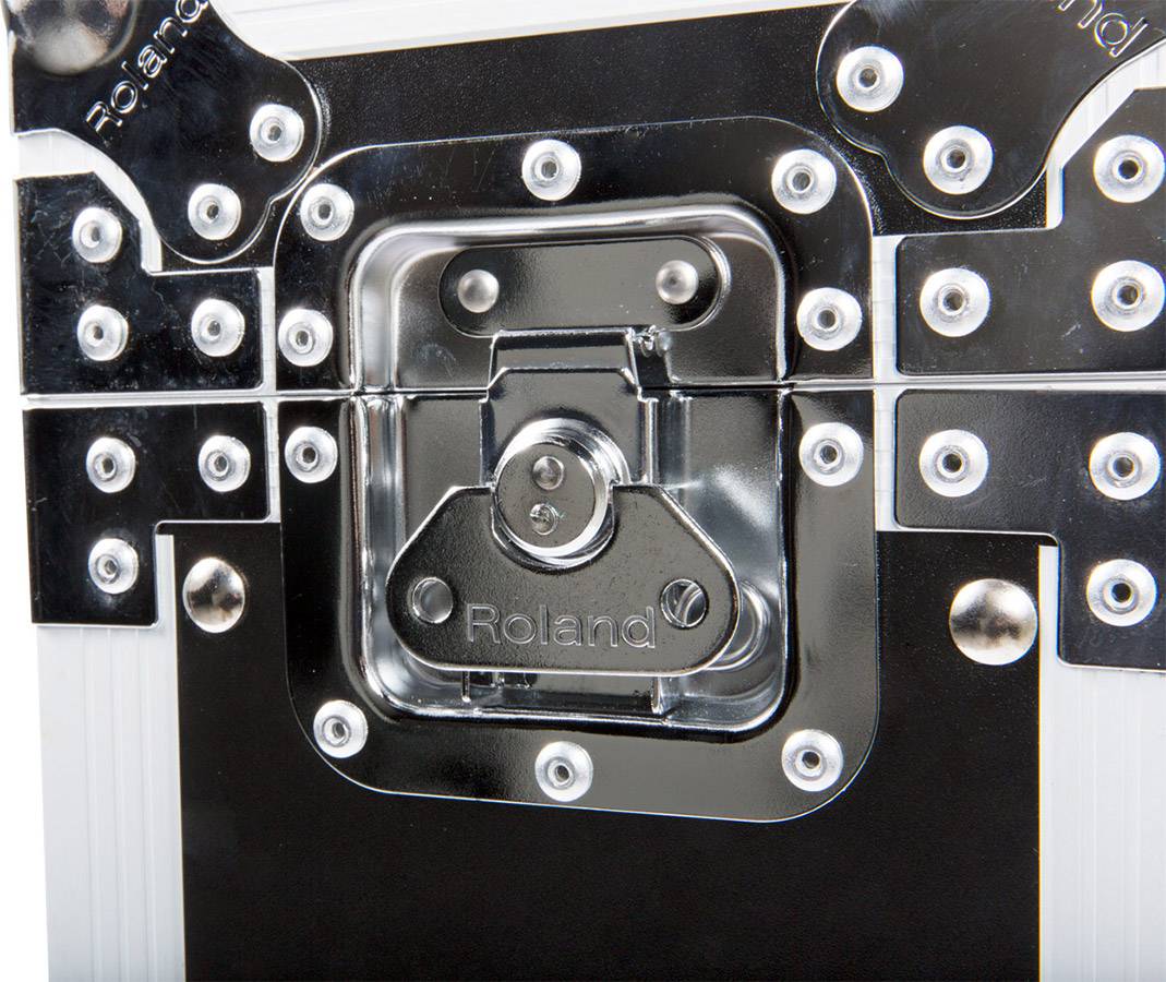 ROLAND RRC-4SP-EU - Widerstandsfähiger und robuster 4HE Road-Case - schwarz/silber