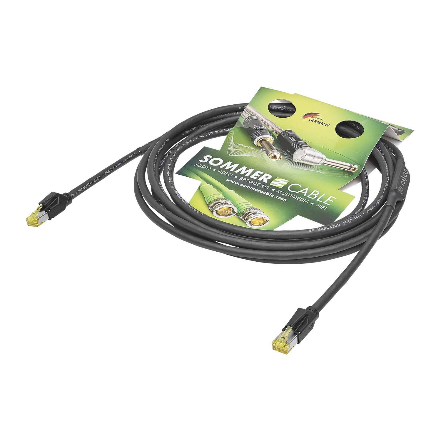 Netzwerkkabel SC-Mercator CAT.7 PUR, 8 x 0,14 mm² | RJ45 / RJ45, HIROSE