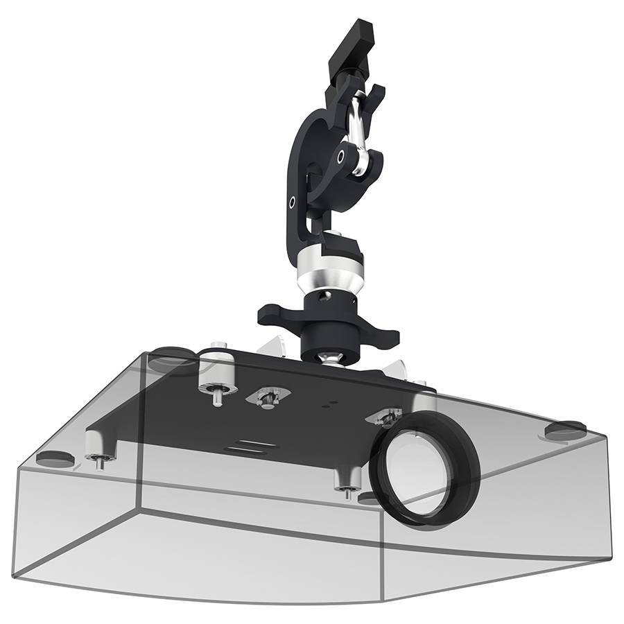 SMARTMETALS MOUNTING SOLUTIONS Befestigungs-Set 1 für Trigger Clamp (110mm | neig- und drehbar | max. 30kg) - schwarz