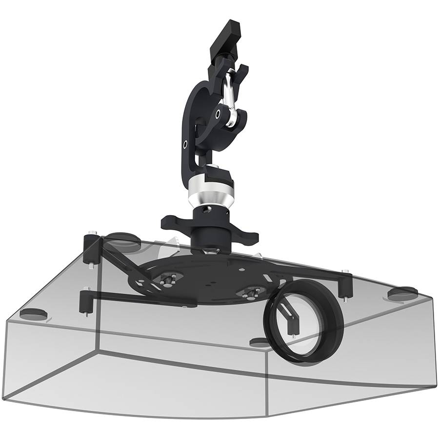 SMARTMETALS MOUNTING SOLUTIONS Universal Projektorhalterung (Mietversion | max. Ø 378mm) - schwarz