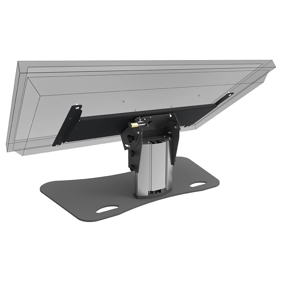 SMARTMETALS MOUNTING SOLUTIONS Heavy Duty Monitor-/Bühnenständer (333mm | neigbar | max. 85kg | max. 65") - dunkelgrau