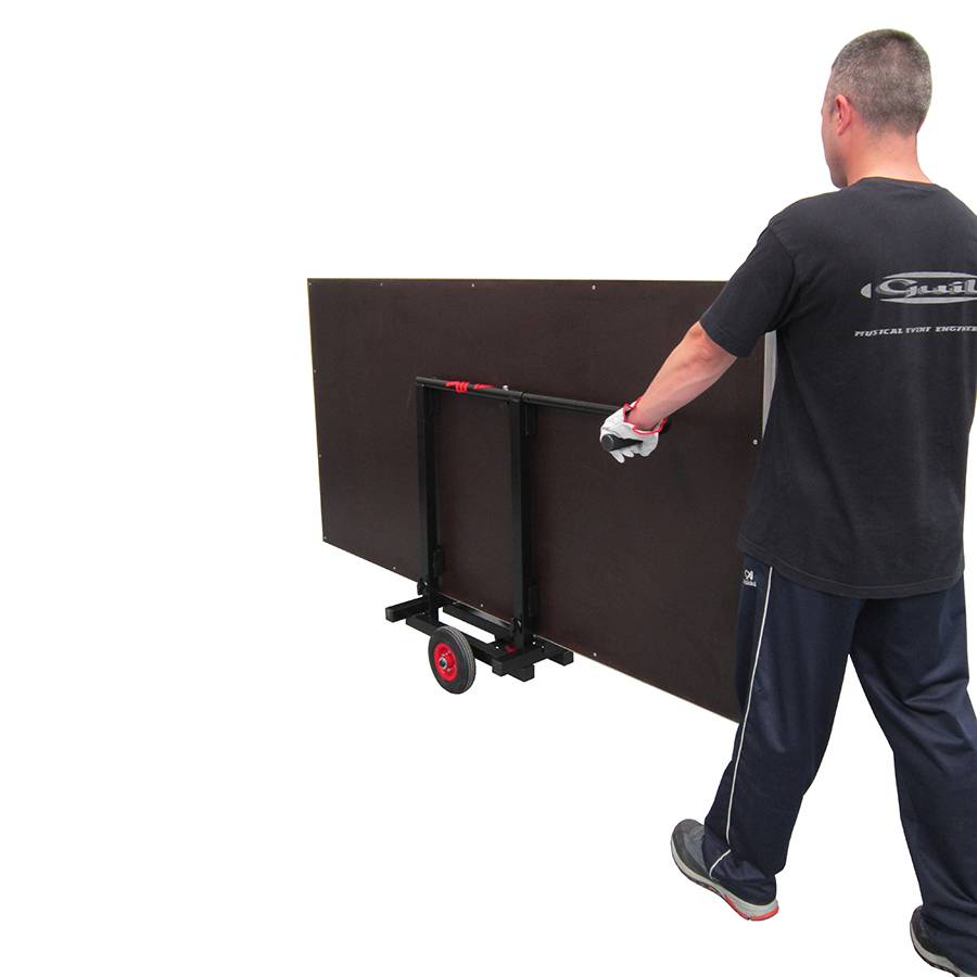 GUIL CRO-09 - Trolley zum Transport von 1x Bühnenelement - in schwarz