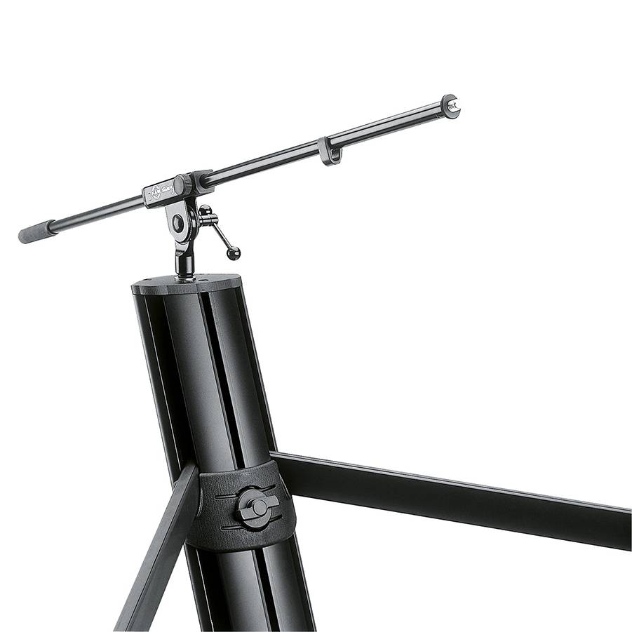 KOENIG & MEYER Keyboardständer / Säulenständer "Baby-Spider Pro" (Auflagenbreite 670 - 980 mm | Kabelführung | 3/8" &