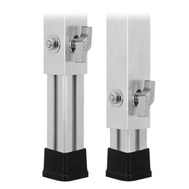 GUIL PTA5-T/60-100 - Teleskop Standfuß passend für TM440 | TM440XL | TM300 Bühnenelemente (50 x 50 mm | variable