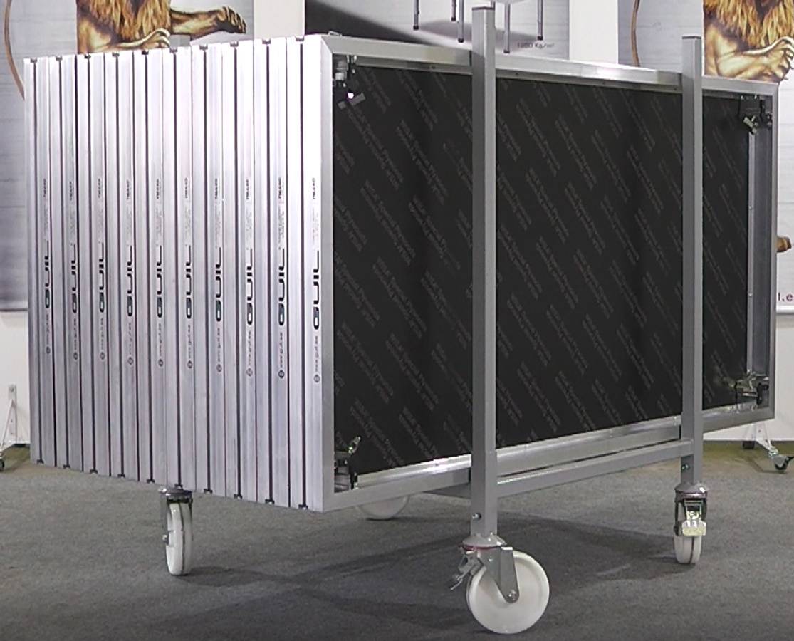 GUIL CTR-03 - Lenkrollen-Set mit Bremsen für CTO-05 & CTO-ATV Aufbewahrungs- und Transportboxen (4 Stück)