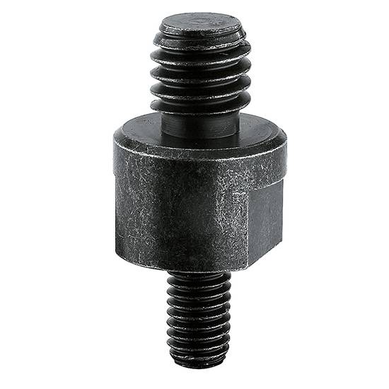 KOENIG & MEYER Gewindebolzen zur Erweiterung der Tischklammern (3/8" x 32,5 mm Außengewinde) - in schwarz