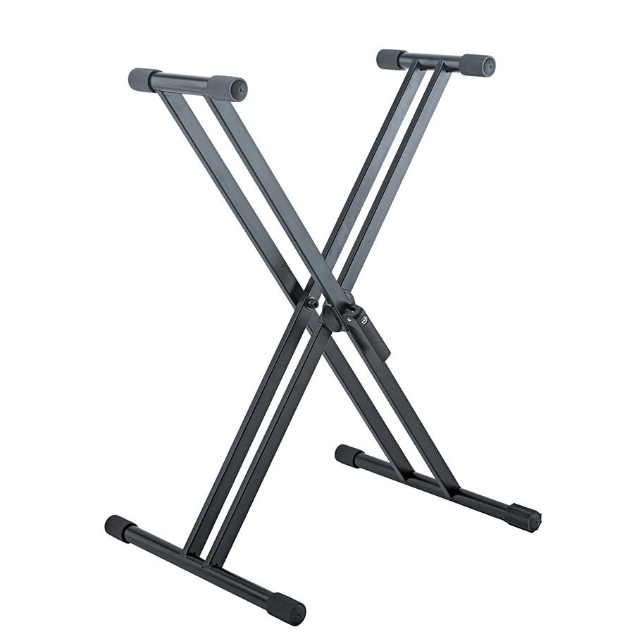 KOENIG & MEYER Keyboardständer "Rick 20" (doppelstrebiger X-Ständer | Höhe 594 - 946 mm | Auflagentiefe 250 mm | max. 50