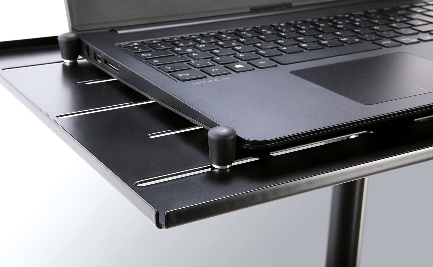 KOENIG & MEYER Laptop-Ständer mit verstellbaren Klemmbolzen (Auflage 479 x 312 mm | Aufstellmaß ø 750 mm |
