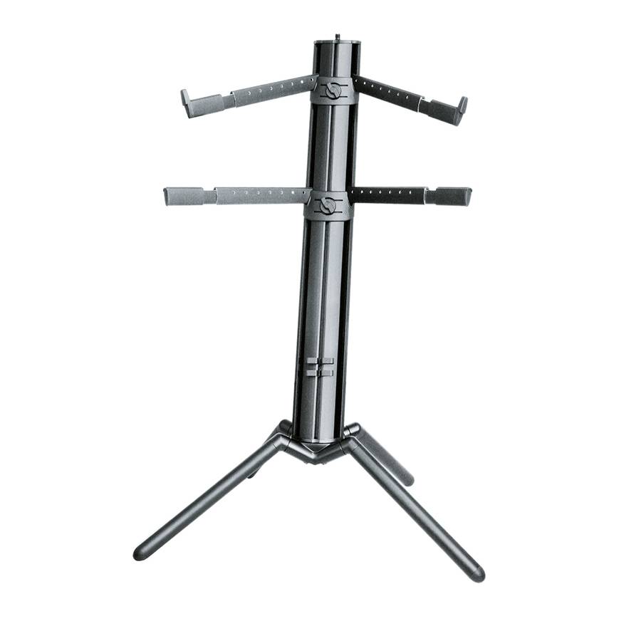 KOENIG & MEYER Keyboardständer / Säulenständer "Spider Pro" (Auflagenbreite 670 - 940 mm | Kabelführung | 3/8" & 5/8"