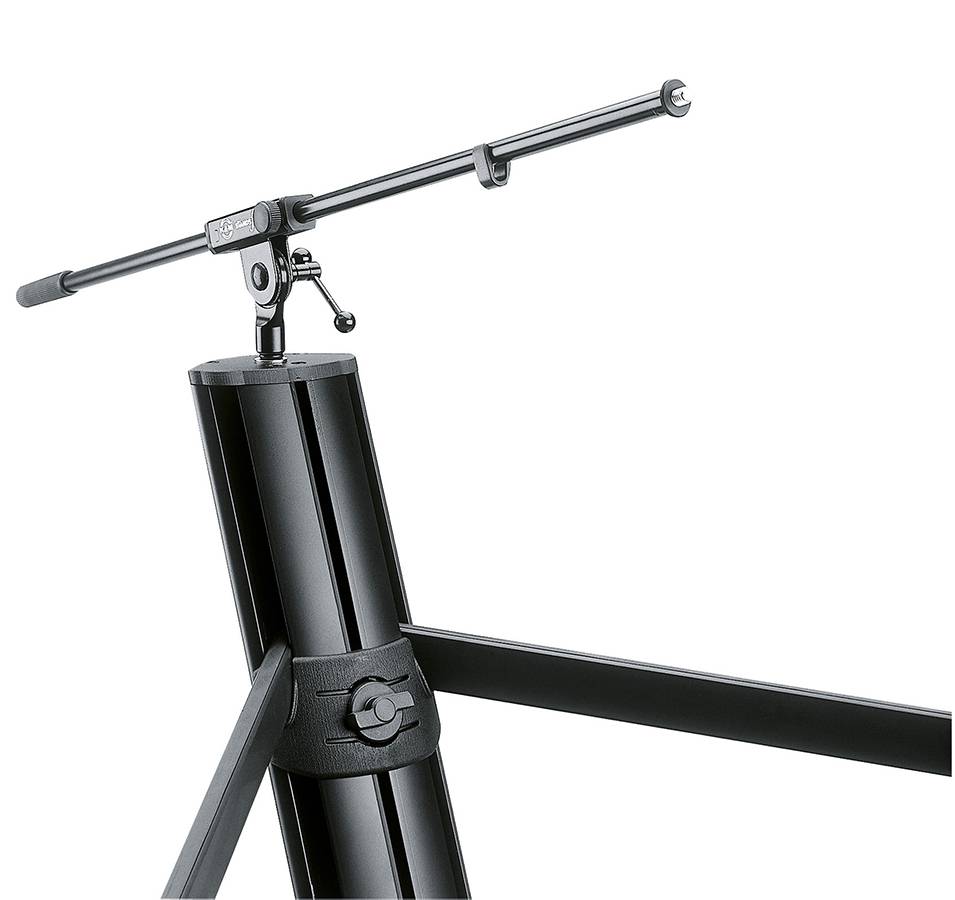 KOENIG & MEYER Keyboardständer / Säulenständer "Spider Pro" (Auflagenbreite 670 - 940 mm | Kabelführung | 3/8" & 5/8"