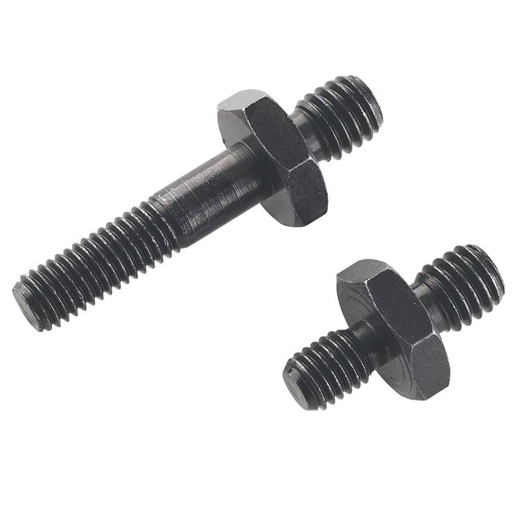 KOENIG & MEYER Gewindebolzen-Set für "Spider Pro" Modelle (3/8" Außengewinde) - in schwarz verzinkt