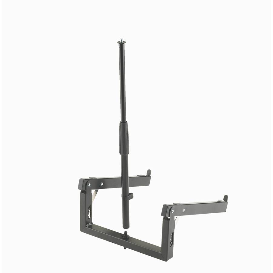 KOENIG & MEYER Verlängerungsrohr mit 3/8" Gewindeanschluss (höhenverstellbar 330 - 550 mm) - in schwarz