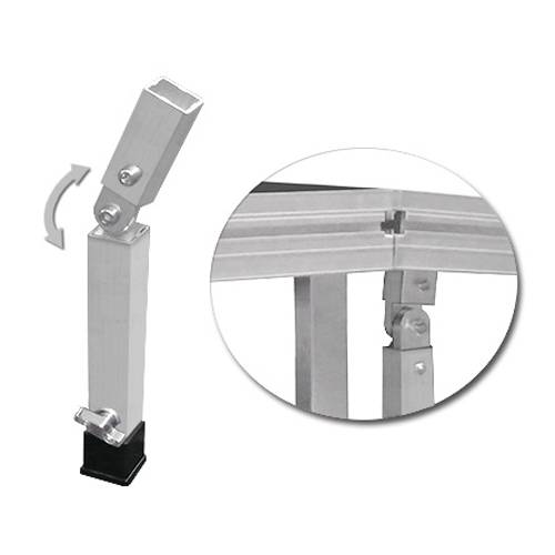 GUIL RMP-01 - Rampen-Kit für TM440 | TM440XL | TM300 Bühnenelemente (geeignet für Bühnenhöhen von 800 - 1.200 mm)