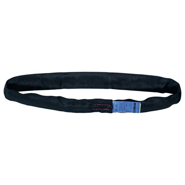 SAFETEX Rundschlinge SX "Blackline" mit Polyestergarn-Einlage (WLL 2.200kg | EN 1492-2 PES | Umfangslänge 1,00m) - in
