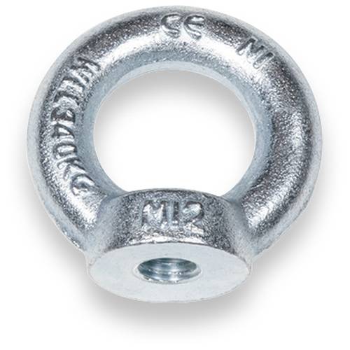 SAFETEX Ringmutter nach DIN 582 (WLL 140kg | Ø M8 | Material aus C15E) - verzinkt