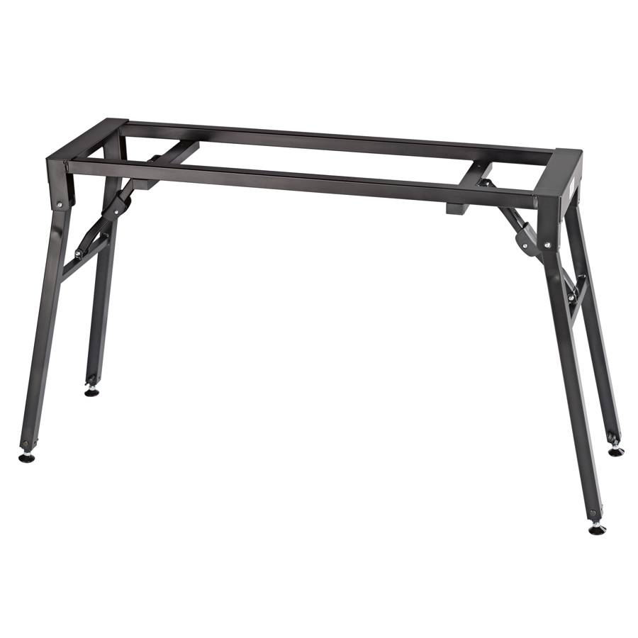 KOENIG & MEYER Stabiler Stagepiano-Klapptisch (höhenverstellbar 600 - 1.000 mm | max. 80 kg) - in schwarz