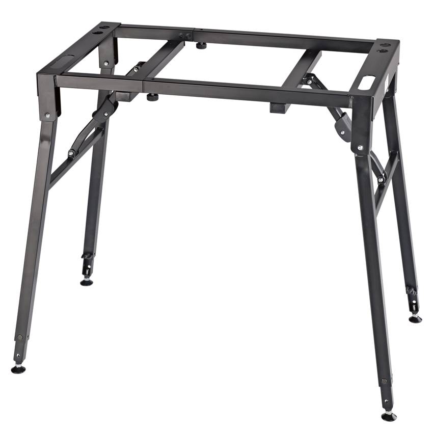 KOENIG & MEYER Stabiler Keyboard-Klapptisch (höhenverstellbar 600 - 1.000 mm | max. 80 kg) - in schwarz