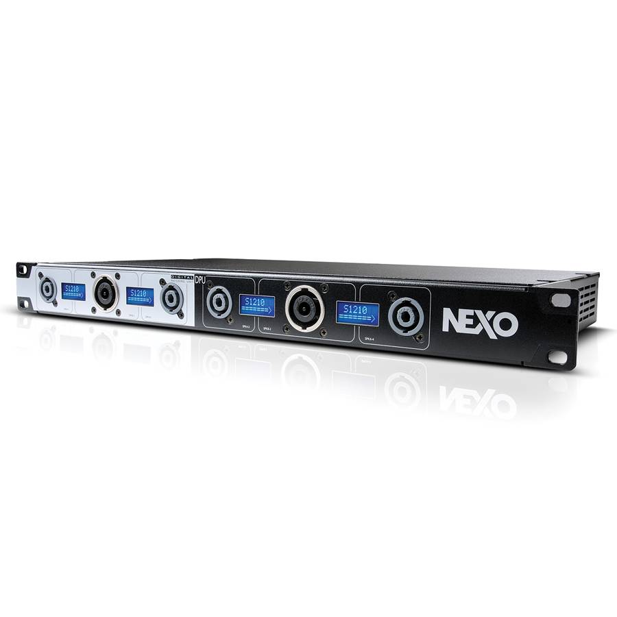 NEXO DPU - Audioausgang Patcheinheit für NXAMP & NXAMPMK2 Leistungs-TD-Controller (1HE Rackgerät) - in schwarz/silber