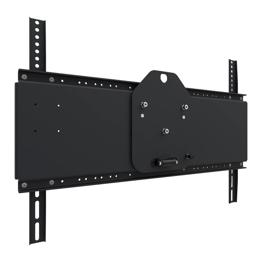 SMARTMETALS MOUNTING SOLUTIONS Miethalterung mit Dreipunktkupplung & Drehfunktion (max. 160kg) - schwarz