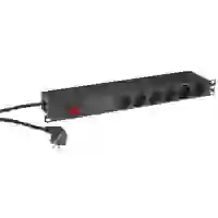 KOENIG & MEYER 19"-Power Box mit je 6 Steckdosen auf der Front- und Rückseite (1HE Alu-Gehäuse | 2m Kabel | 230V / 16A / KOENIG & MEYER 19"-Power Box mit je 6 Steckdosen auf der Front- und Rückseite (1HE Alu-Gehäuse | 2m Kabel | 230V / 16A /