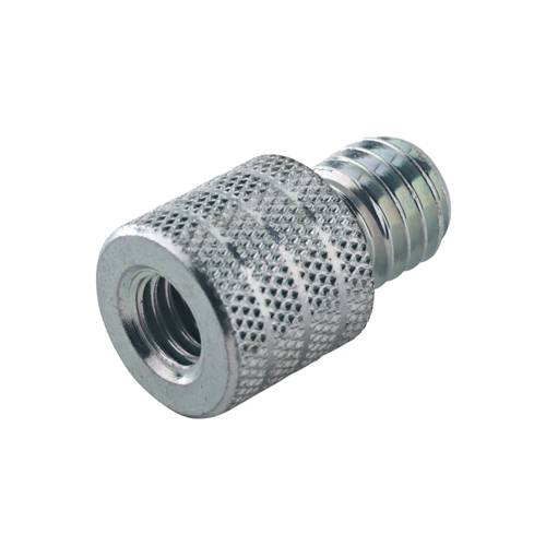 KOENIG & MEYER Reduzierungsgewinde mit gerändelter Oberfläche (3/8" Innengewinde | 1/2" Außengewinde) - verzinkt