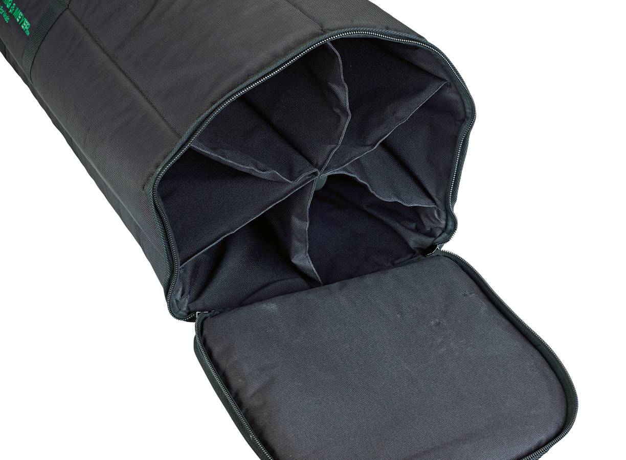 KOENIG & MEYER Profi-Tragetasche "Select" für 6 Mikrofonstative (Maße: 1.110 x 350 x 370 mm | incl. Rollen) - in schwarz