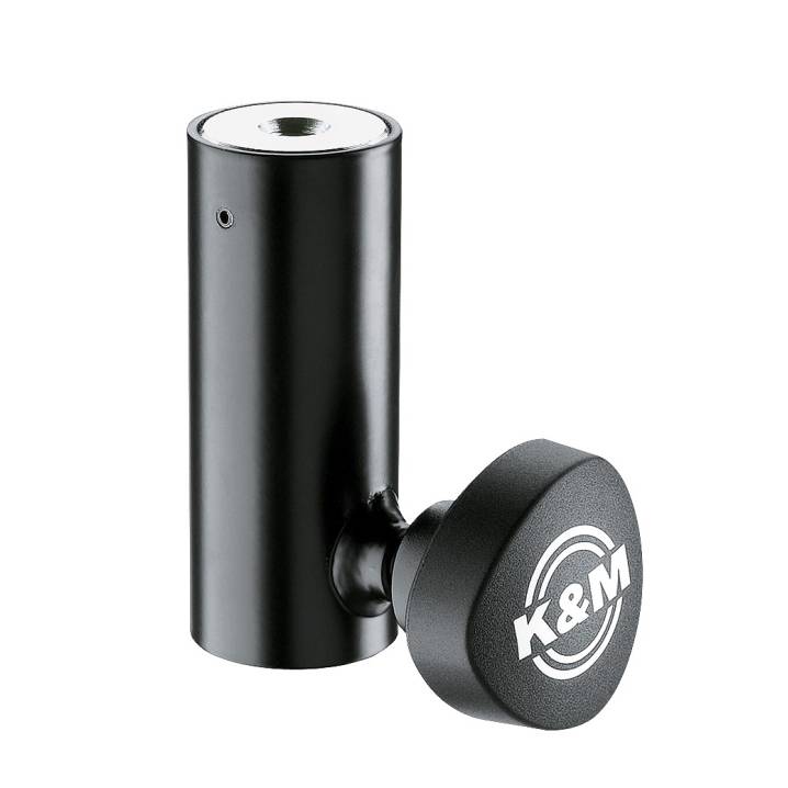 KOENIG & MEYER Reduzierflansch mit großer Klemmschraube (passend für alle K&M Boxenstative | M10 Gewindebuchse | Rohr-Ø