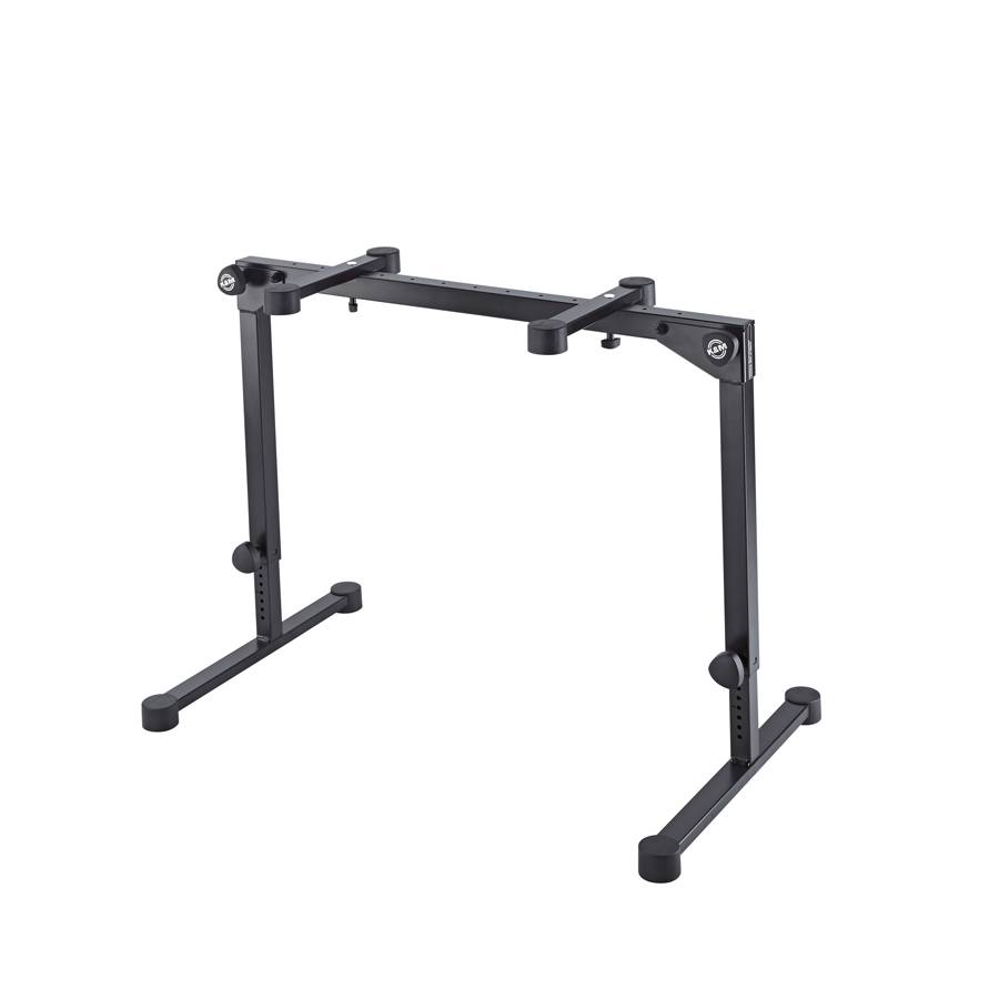 KOENIG & MEYER Keyboardtisch "Omega Pro" (klappbar | Belastung max. 80kg | höhenverstellbar 600 - 1.020 mm) - in schwarz
