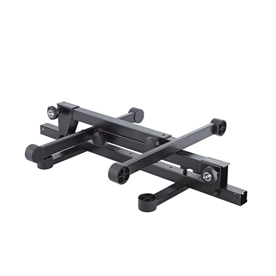 KOENIG & MEYER Keyboardtisch "Omega Pro" (klappbar | Belastung max. 80kg | höhenverstellbar 600 - 1.020 mm) - in schwarz