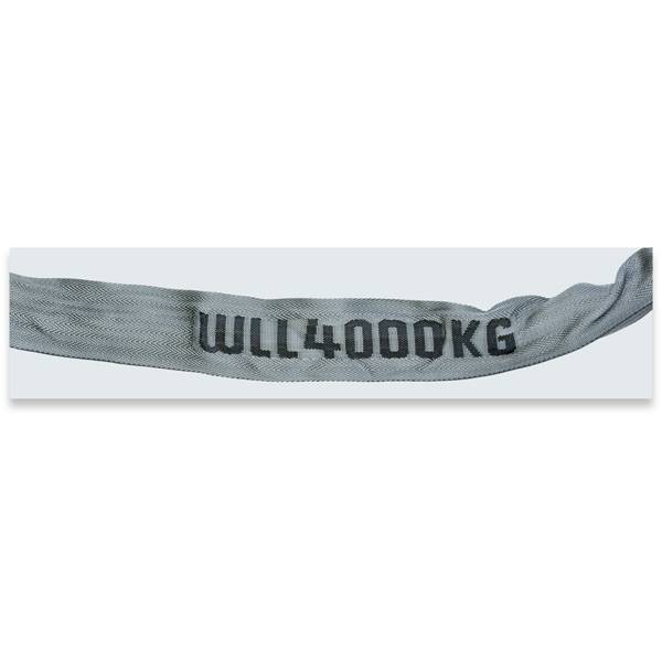 SAFETEX Premium-Rundschlinge SX-STEEL "Blackline" mit Stahlseil-Einlage (WLL 4.000kg bei Sicherheitsfaktor 5 |