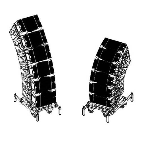 NEXO STM Stabilisierung für Dolly Abdeckung passend für M28 | M46 | B112